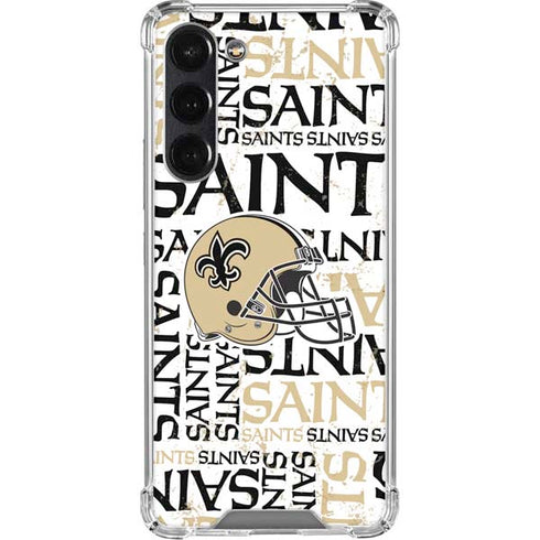 NFL New Orleans Saints - Blast Galaxy S24 FE Clear Case